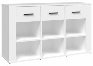 Komoda biela 100x30x59,5 cm spracované drevo