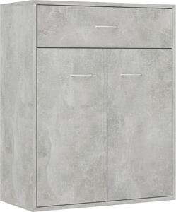 Komoda, betónovo sivá 60x30x75 cm, kompozitné drevo