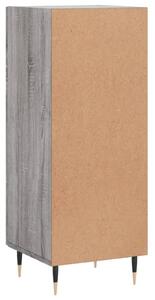 Komoda sivý dub sonoma 34,5x34x90 cm spracované drevo