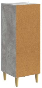 Servírovacia skriňa Betónovo sivá 33 x 34,5 x 90 cm