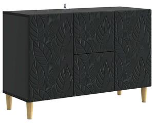 Servírovacia skriňa Čierna 89 x 34,5 x 60 cm Kompozitné drevo