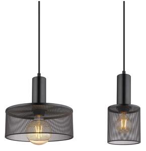 Globo 15648-4H - Luster na lanku JEDD 4xE27/60W/230V čierna
