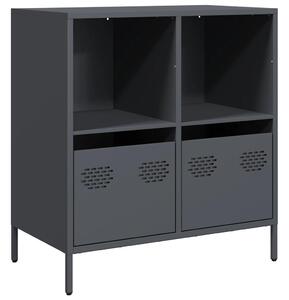 Komoda antracitová 68x39x73,5 cm oceľ valcovaná za studena