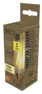 Emos LED žiarovka E14 Z74300 Vintage Candle 2,1W 190lm 2200K teplá biela