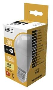 Emos LED žiarovka E27 ZL4013 Basic 11W 1055lm 3000K A60 teplá biela