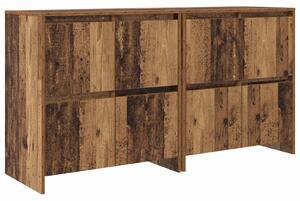 Komody 2 pcs Staré drevo 70 x 41 x 75 cm Kompozitné drevo