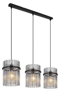Globo 15698-3H - Luster na lanku GORLEY 3xE27/60W/230V čierna