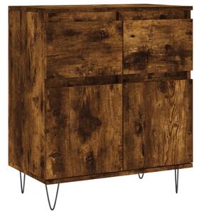 Komoda dymový dub 60x35x70 cm spracované drevo