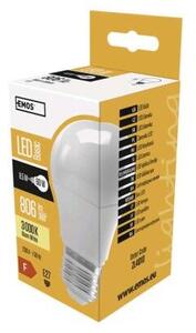 Emos LED žiarovka E27 ZL4010 Basic 8,5W 510lm 3000K A60 teplá biela