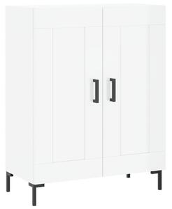 Komoda lesklá biela 69,5x34x90 cm spracované drevo