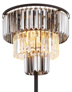 Globo 15695S - Stojacia lampa NAXIS 3xE27/40W/230V pr. 40 cm čierna