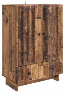 Servírovacia skriňa Staré drevo 66 x 34,5 x 95 cm