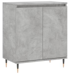 Komoda betónovo sivá 60x35x70 cm spracované drevo