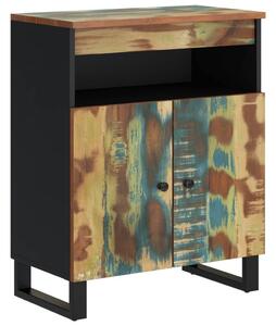 Komoda s 2 dvierkami 60x33x75 cm masívne recyklované drevo