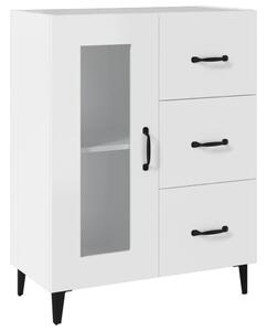 Komoda biela 69,5x34x90 cm kompozitné drevo