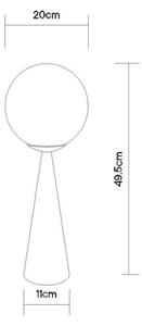 Globo 21031M - Stolná lampa PINPAL 1xE27/40W/230V mosadz
