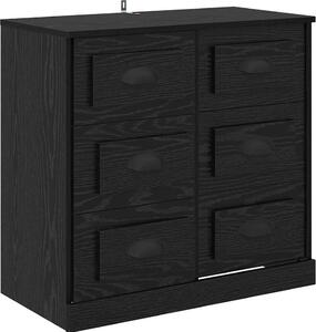 Servírovacia skriňa so zásuvkou Čierny dub 70 x 35,5 x 67,5 cm
