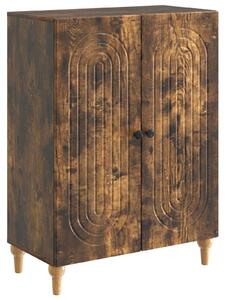 Servírovacia skriňa Dymový dub 66 x 34,5 x 90 cm