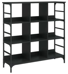 Komoda čierna 102x32x103,5 cm kompozitné drevo