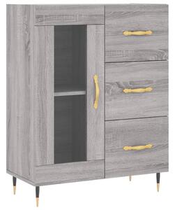 Komoda sivý dub sonoma 69,5x34x90 cm kompozitné drevo