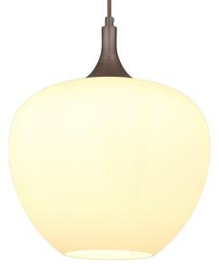 Globo 15548H1C - Luster na lanku MAXY 1xE27/60W/230V biela/hnedá