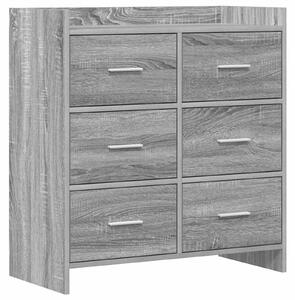 Servírovacia skriňa Šedá Sonoma 75 x 33 x 80 cm Kompozitné drevo