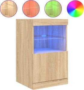 Komoda s LED svetlami dub sonoma 41x37x67 cm