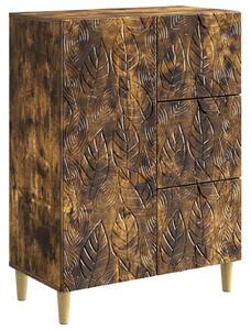 Servírovacia skriňa Dymový dub 66 x 34,5 x 90 cm