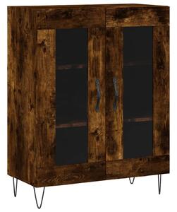 Komoda dymový dub 69,5x34x90 cm kompozitné drevo