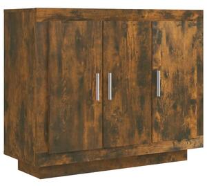 Komoda dymový dub 92x35x75 cm spracované drevo