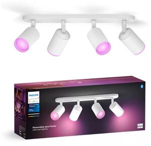 Philips - LED RGBW Stmievateľné bodové svietidlo Hue FUGATO 4xGU10/4,2W/230V biela