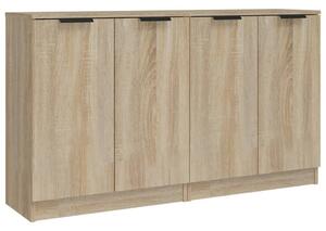 Komody 2 ks dub sonoma 60x30x70 cm spracované drevo