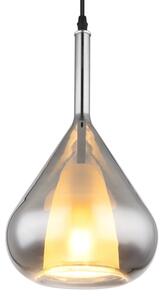 Globo 15542 - Luster na lanku GEEKY 1xE27/60W/230V pr. 20 cm čierna