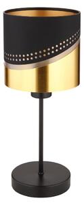Globo 54046T - Stolná lampa OR 1xE27/40W/230V pr. 16 cm čierna/zlatá