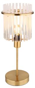 Globo 15698TM - Stolná lampa GORLEY 1xE14/40W/230V pr. 15 cm zlatá