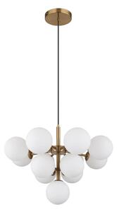 Globo 56143-13G - Luster na lanku GRAPPY 13xG9/5W/230V pr. 56 cm zlatá