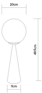 Globo 21031N - Stolná lampa PINPAL 1xE27/40W/230V chróm