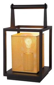 LUCIDE 21522/01/30 SANSA stolová lampa 1xE27/40W čierna/zlatá