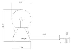 Globo 280110 - LED Stolná lampa PLASMA LED/3,6W/230V
