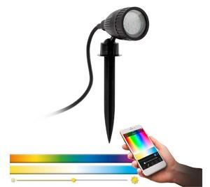 Eglo 98052 - RGB LED vonkajšie svietidlo NEMA-C 1xGU10/5W/230V IP44