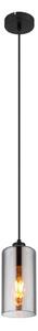 Globo 21002H - Luster na lanku OLLY 1xE27/25W/230V pr. 11 cm čierna