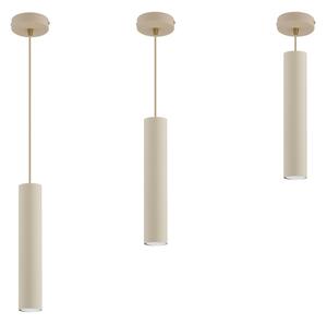Brilagi - Luster na lanku TUBE 1xGU10/15W/230V béžová/zlatá