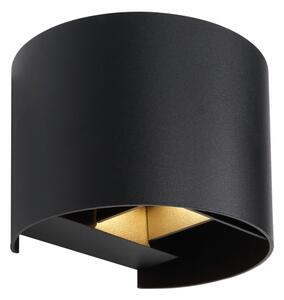Globo 34168RB - LED Vonkajšie nástenné svietidlo VERONIKA 2xLED/3W/230V IP44 čierna