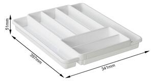 Příborník 7 přihrádek DOMINO - bílý