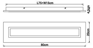 Globo 67292D - LED Stropné svietidlo LEA LED/24W/230V