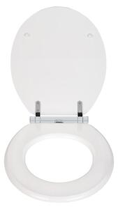 Biela záchodová doštička s automatickým zatváraním 37 x 43 cm Morra - Wenko