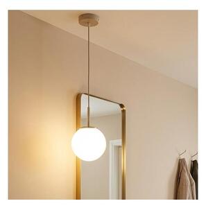 Brilagi - Závesný luster na lanku MILO ECRU 1xE27/60W/230V béžová/zlatá