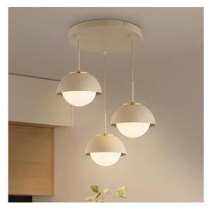 Brilagi - Závesný luster na lane COSMO 3xE27/60W/230V béžová/zlatá