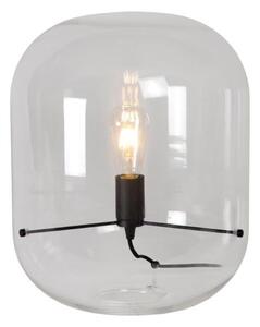 LUCIDE 25510/35/60 VITRO stolná lampička V445mm 1xE27 čierna, priehľadná