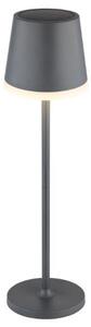 GLOBO 36637A SOLAR solárne svietidlo lampička V410mm LED 0,06W/50lm 3000K IP44 čierna, antracit, vrátane batérie CR18650 1200mAh